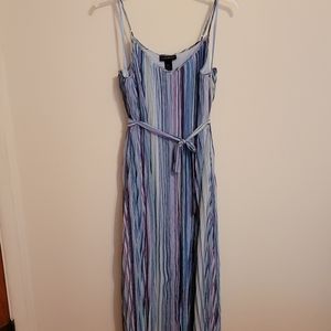 Lane Bryant striped maxi dress